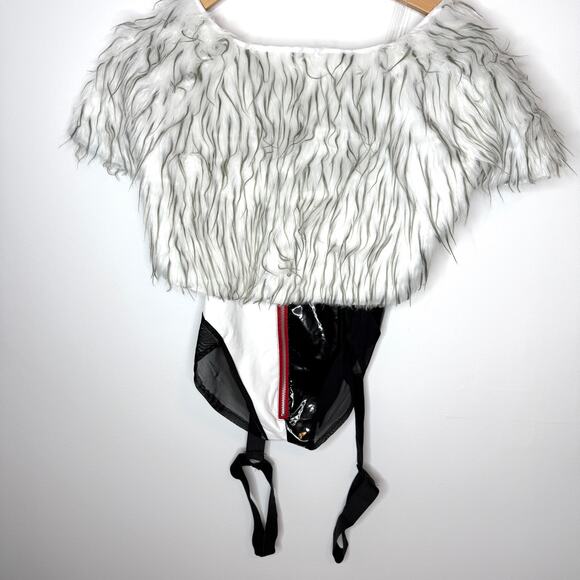 Tipsy Elves Cruella De Ville Dalmatian Diva Halloween Costume Size Small New - Picture 7 of 12